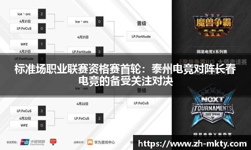 标准场职业联赛资格赛首轮：泰州电竞对阵长春电竞的备受关注对决